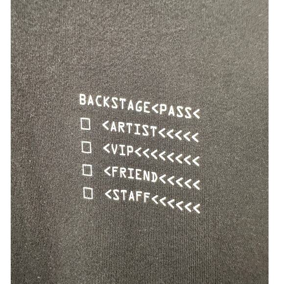 Moncler Genius 7 Fragment Hiroshi Fujiwara Black Backstage Pass Hoodie XL - Picture 4 of 16